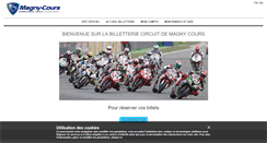 Desktop Screenshot of magnycours.francebillet.com