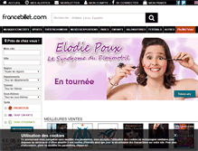 Tablet Screenshot of maville.francebillet.com